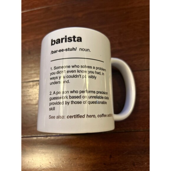 Bartisa Definition Mug Barista Gift Barista Coffee Mug Funny Barista Cup - Picture 3 of 3
